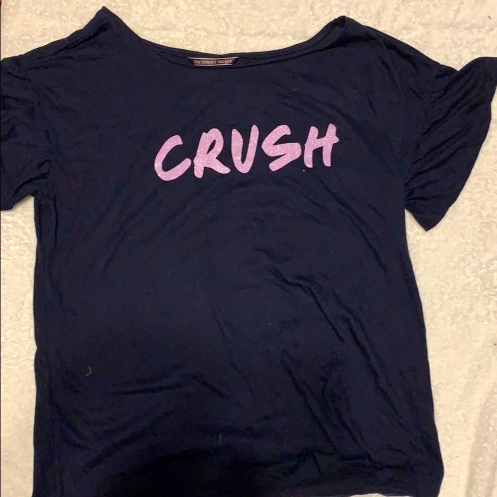 Navy blue pajama top from Victoria’s Secret